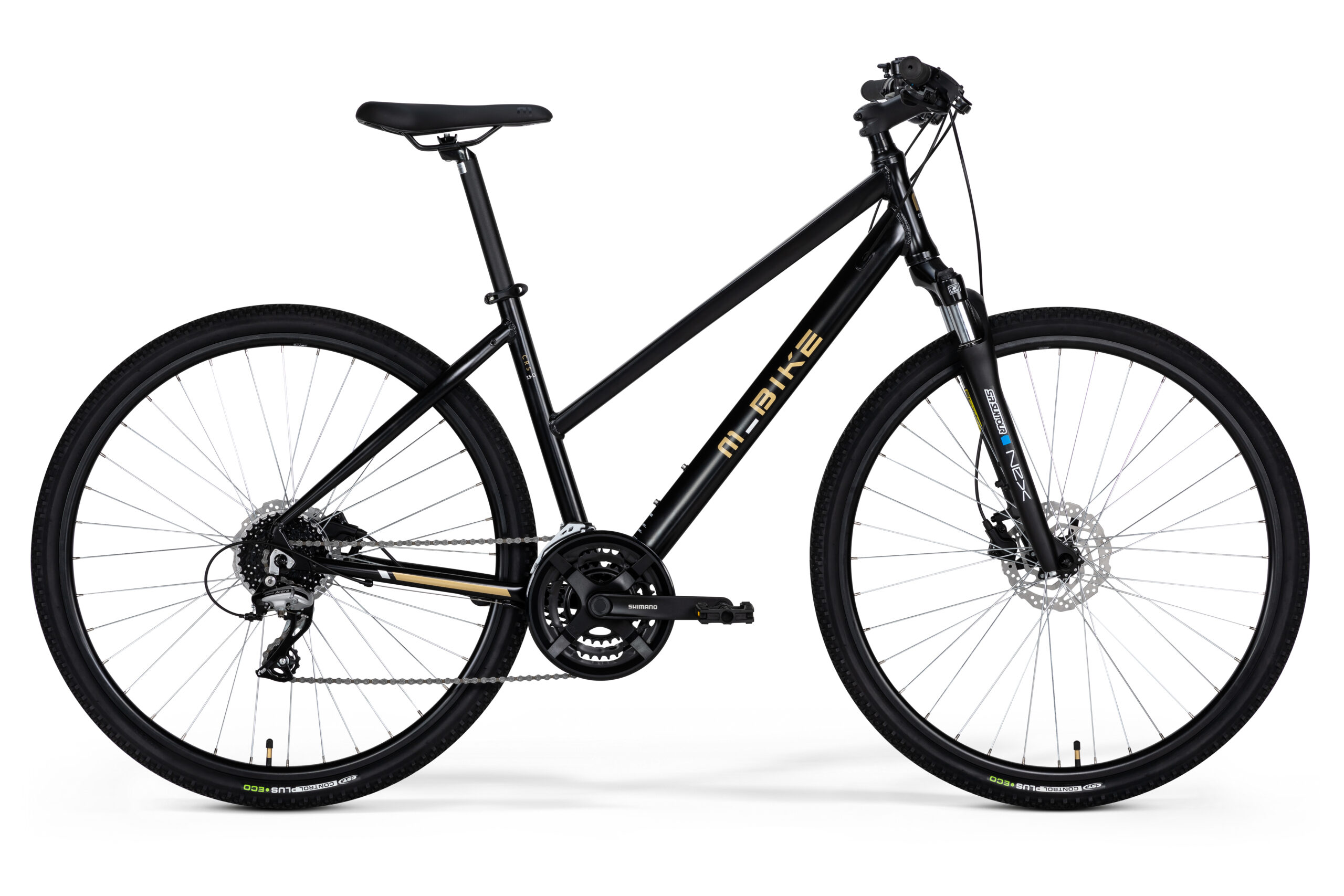 M-BIKE CRS-15D női, fekete, arany (matt)