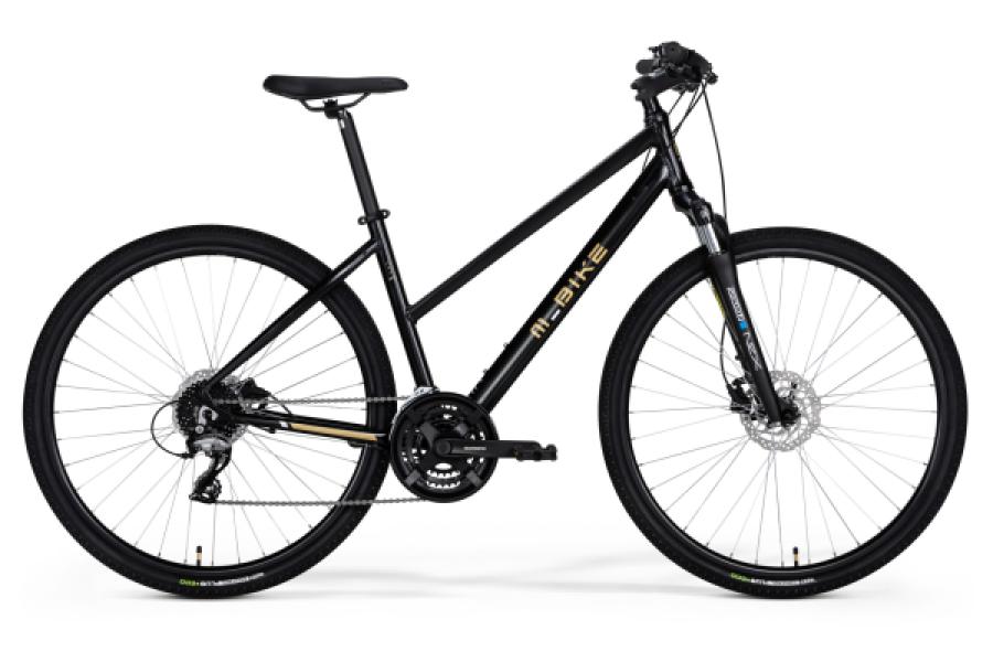 M-BIKE CRS-15D női, fekete, arany (matt)