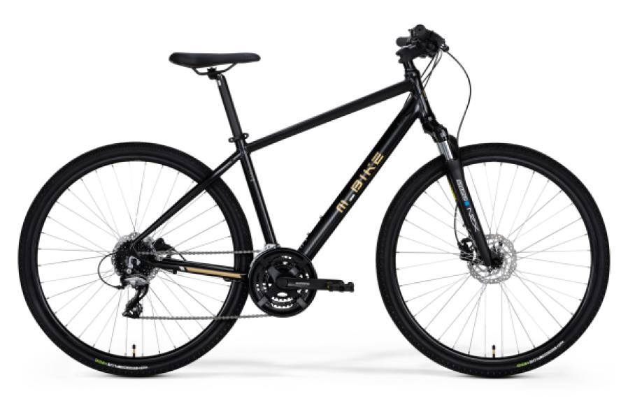 M-BIKE CRS-15D ffi, fekete, arany (matt), 52CM