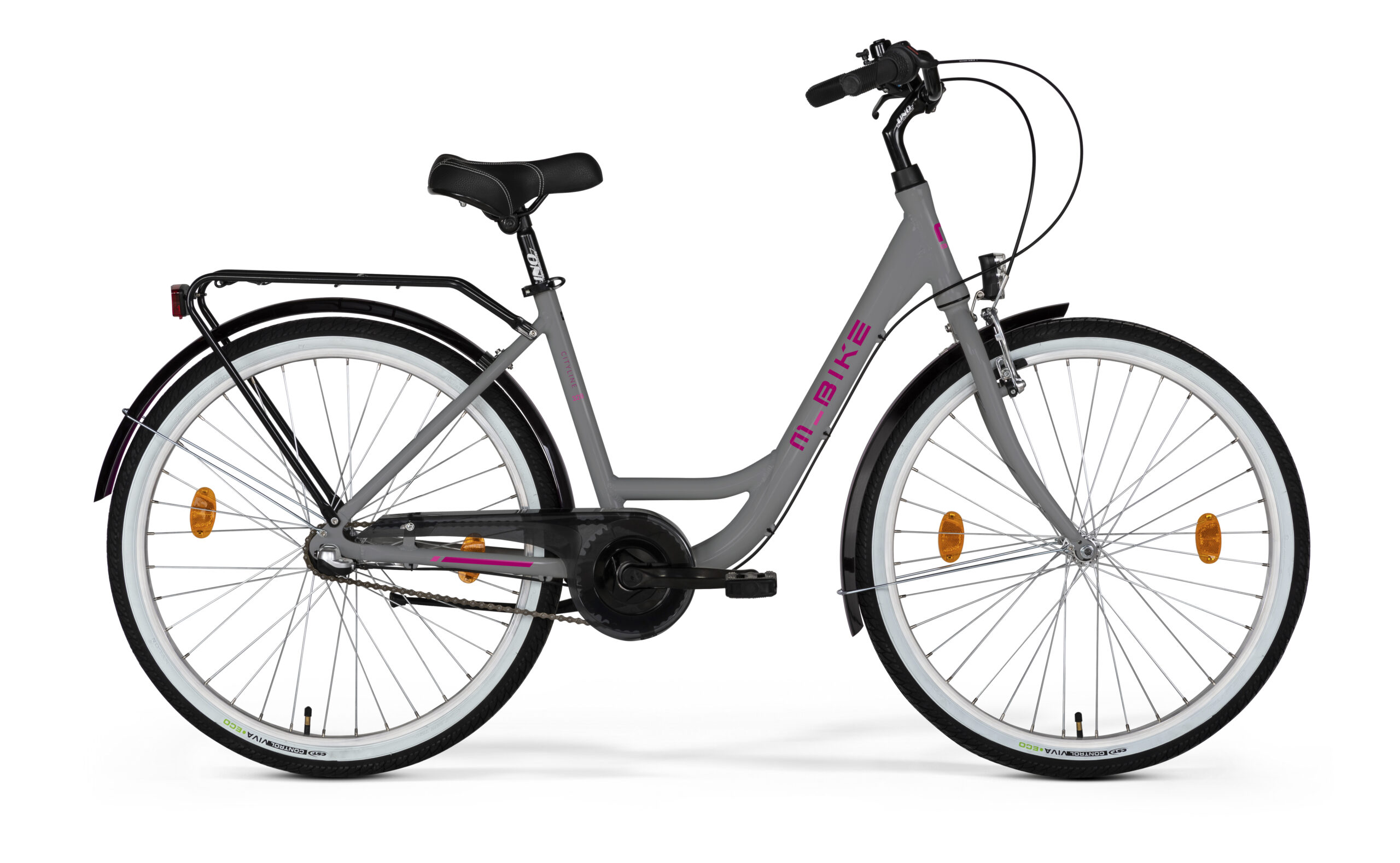 M-BIKE CITYLINE 328 46cm SELYEM SZÜRKE, 28"
