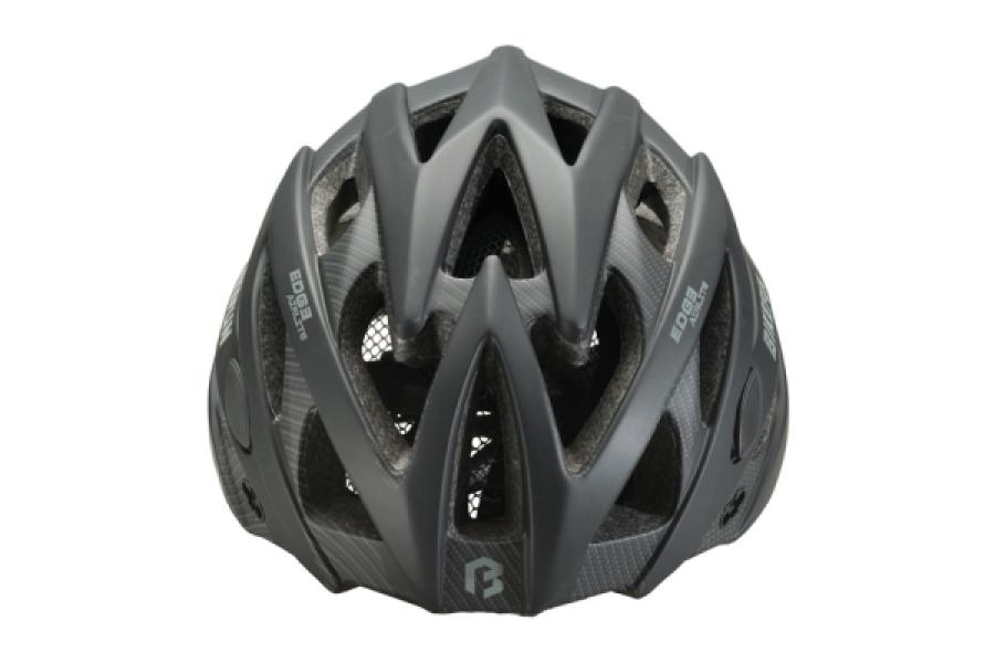 FEJVÉDŐ BIKEFUN EDGE FEKETE/KARBON M/55-58, méret — 3