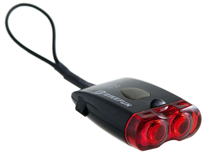 Lámpa BIKEFUN RAY hátsó 2 LED USB - JY-372T