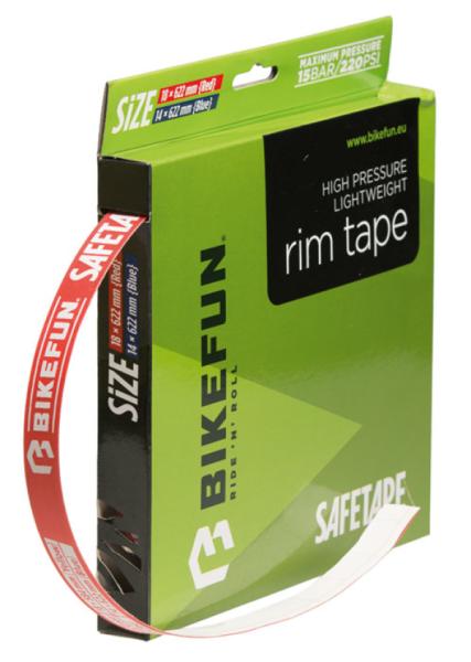 Felniszalag BIKEFUN SAFETAPE öntapadós 20mm/ ÜZLET  piros