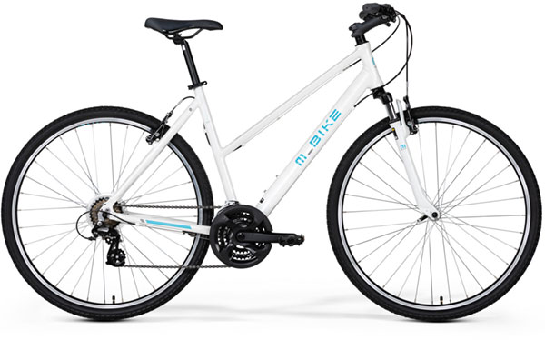 M-BIKE CRS-10V női, fehér/kék, 46CM
