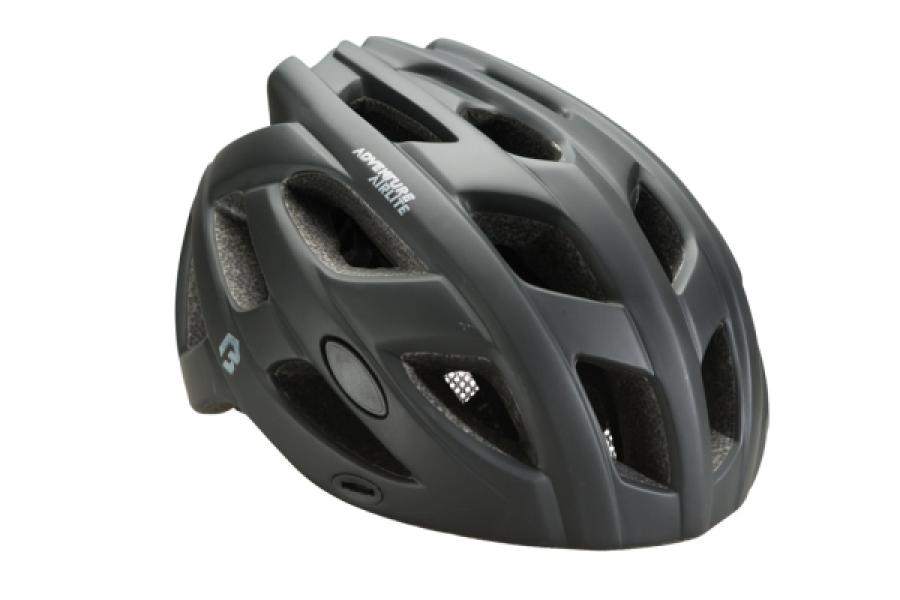 Fejvédő BIKEFUN ADVENTURE fekete - HB3-9-B M méret,55-58cm — 3