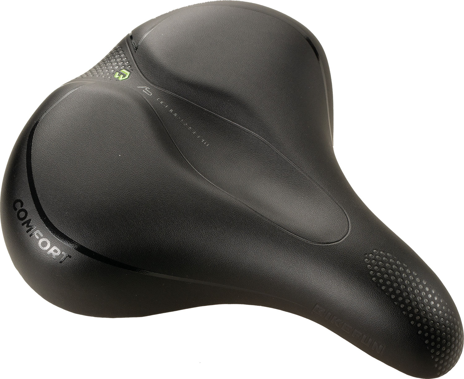 Nyereg BIKEFUN VARESE Comfort trekking lady fekete