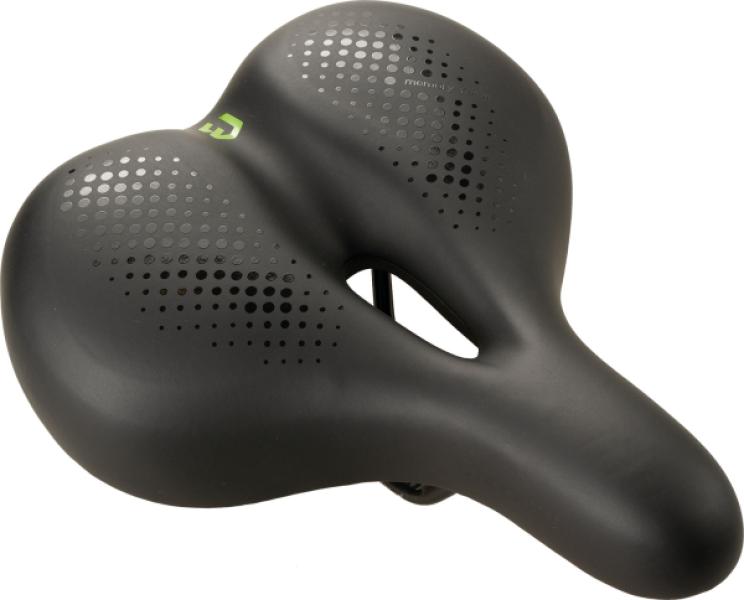 Nyereg BIKEFUN SIENA Comfort trekking fekete Memory Foam