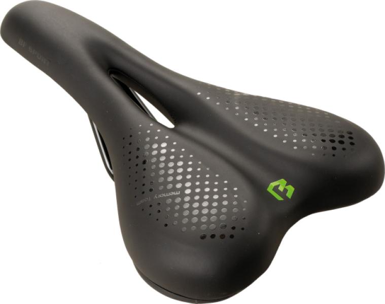 Nyereg BIKEFUN MODENA Sport trekking fekete Memory Foam — 2