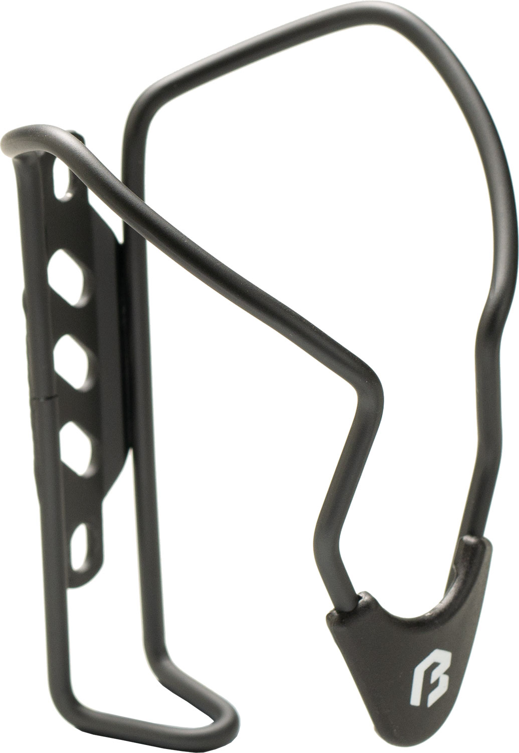 Kulacstartó BIKEFUN CASE II Alu íves fekete műanyag talppal - CL-085-BLK