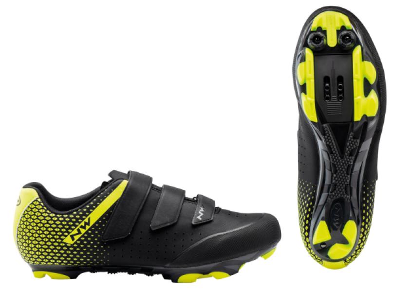 Cipő NORTHWAVE MTB ORIGIN 2 37 fekete/fluo sárga
