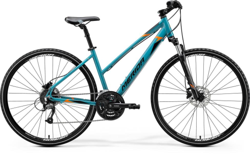 MERIDA 2020 CROSSWAY 40 NŐI S(46L) PÁVAKÉK (FEKETE/NARANCS)