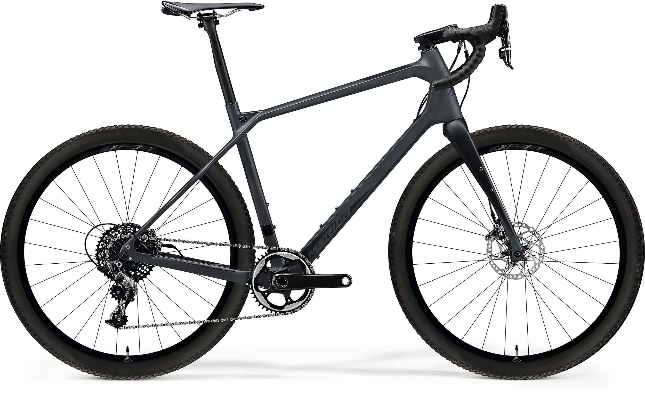 MERIDA 2022 SILEX PLUS Limited M MATT SÖTÉTEZÜST (FÉNYES FEKETE)