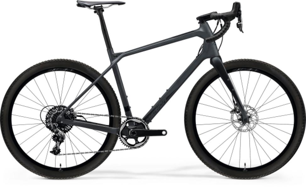 MERIDA 2022 SILEX PLUS Limited M MATT SÖTÉTEZÜST (FÉNYES FEKETE)