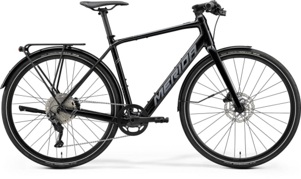 MERIDA 2022 eSPEEDER 400 EQ S(49) FÉNYES FEKETE (MATT SZÜRKE)