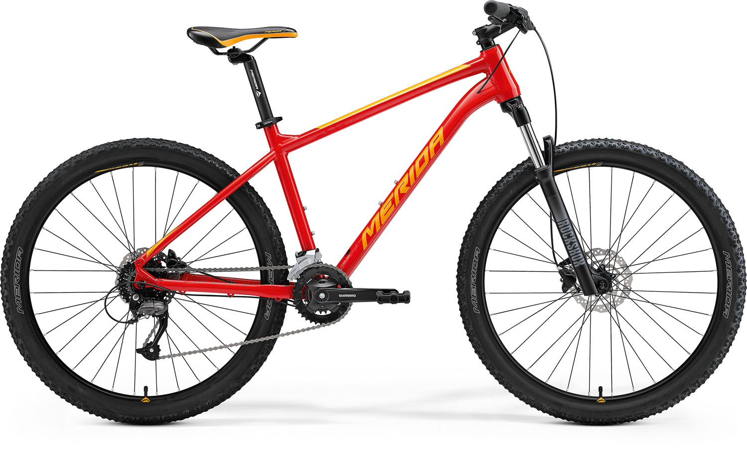 MERIDA 2022 BIG.SEVEN 60-2X XS TŰZPIROS (NARANCS)