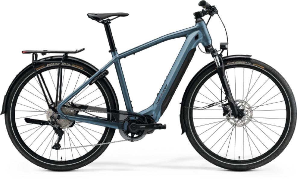 MERIDA 2022 eSPRESSO 500 EQ S(47) SELYEM ACÉLKÉK (FEGYVERSZÜRKE)