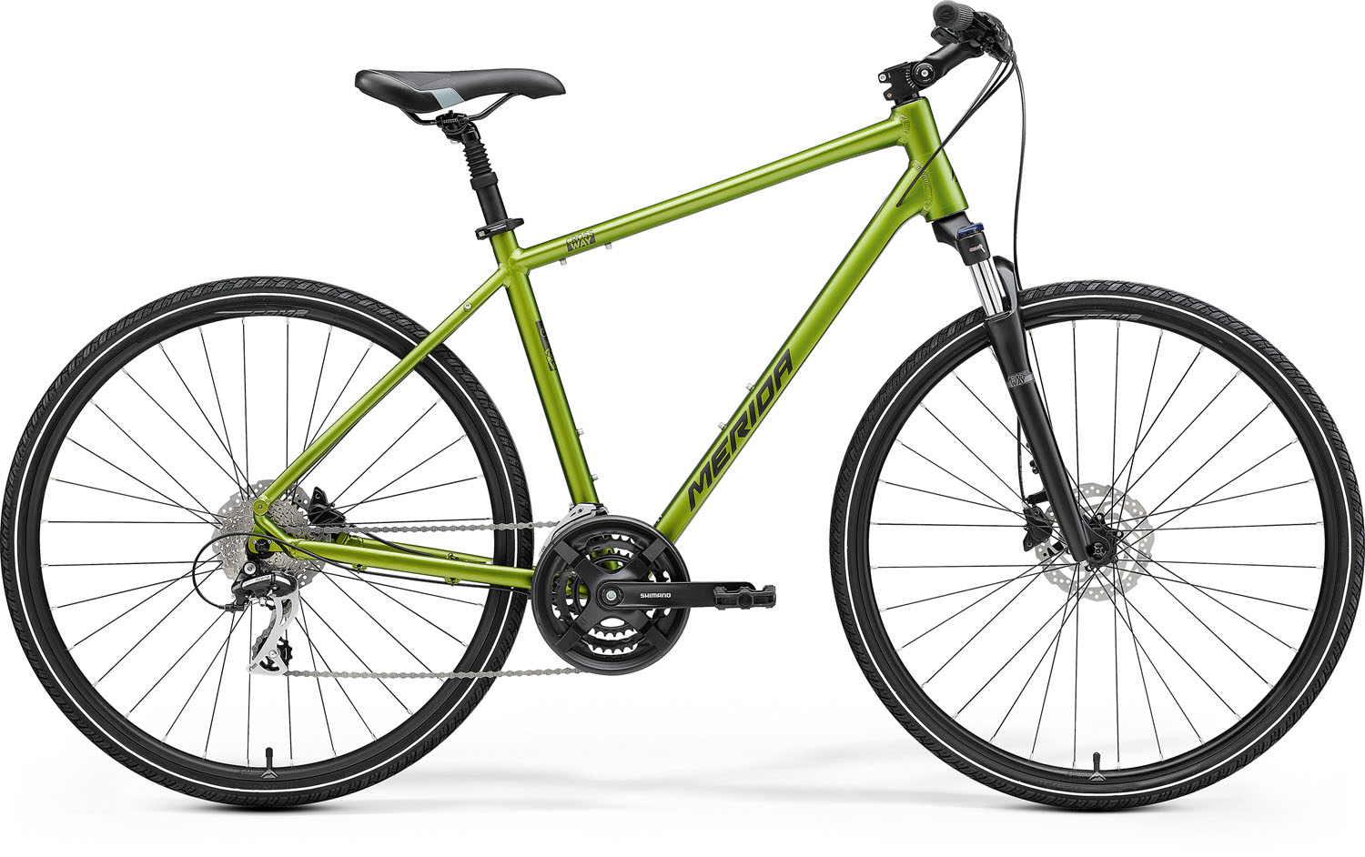 MERIDA 2022 CROSSWAY 20 XS(43) SELYEM ŐSZIZÖLD (FEKETE)