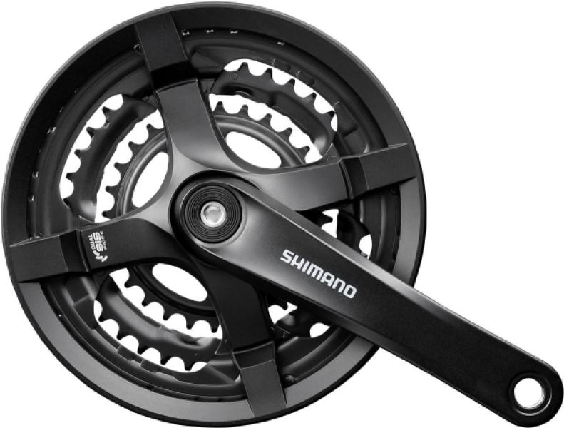 HAJTÓMŰ SHIMANO TY 170MM-48X38X28F NÉGYZETKÚPOS FEKETE DOBOZOS  HG 6/7/8S LV