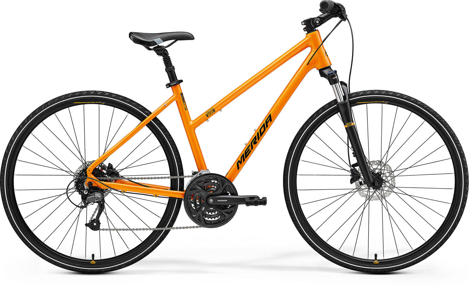 MERIDA 2022 CROSSWAY 40 NŐI XS(L)(43L) NARANCS (FEKETE)