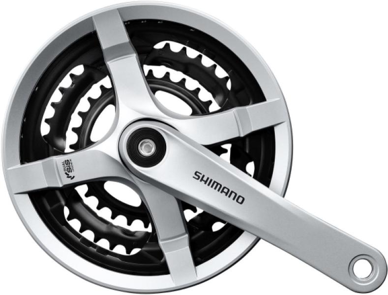 HAJTÓMŰ SHIMANO TY 170MM-48X38X28F NÉGYZETKÚPOS EZÜST HG 6/7/8S LV ZACSKÓS