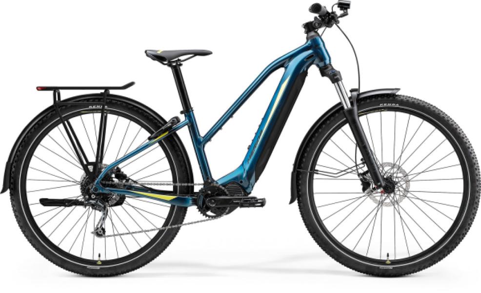 MERIDA 2022 eBIG.TOUR 400 EQ S(38) ZÖLDESKÉK-KÉK (LIME)