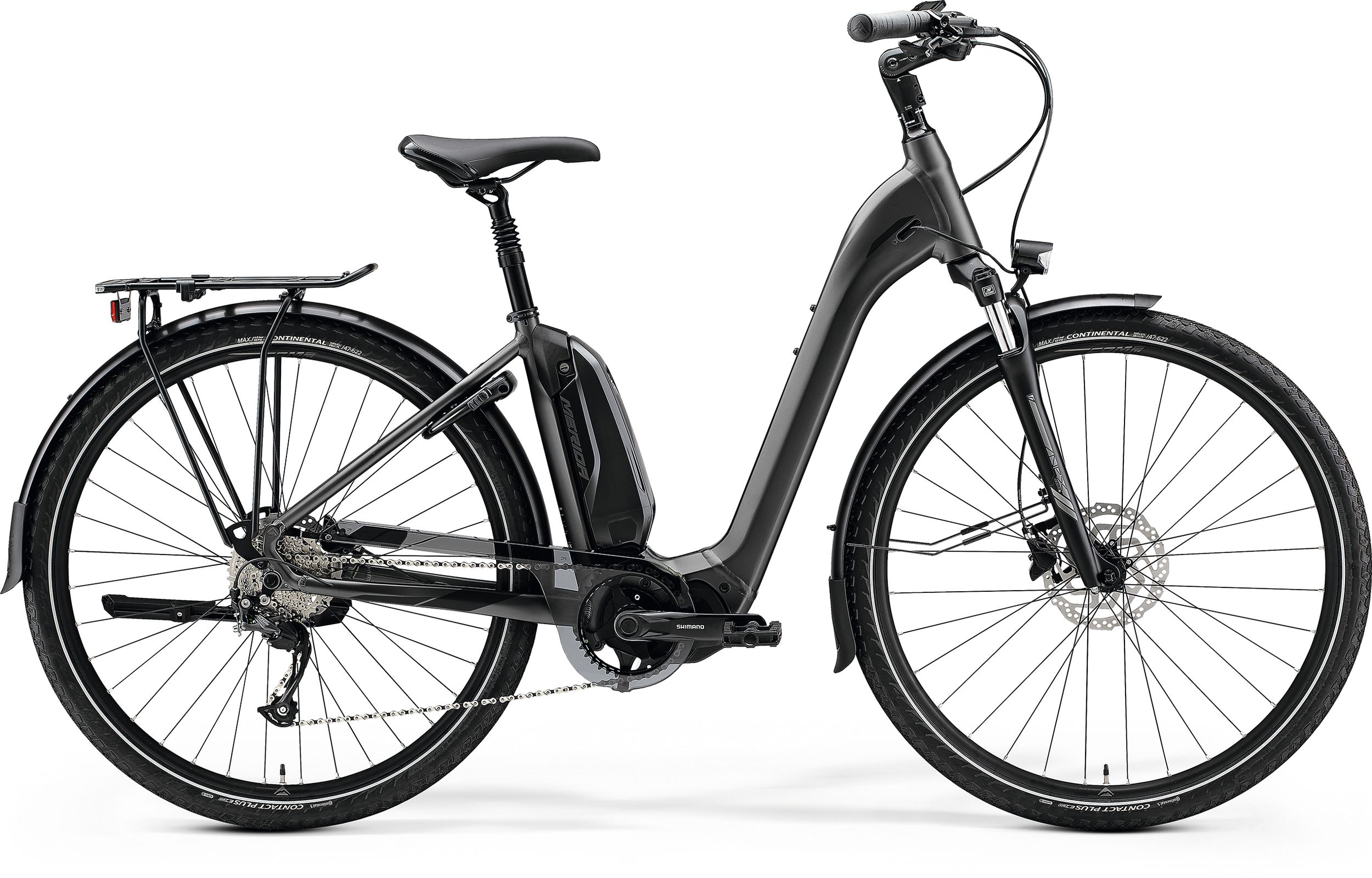 MERIDA 2022 eSPRESSO CITY 300SE EQ 504Wh S(45) MATT SÖTÉTEZÜST (FEKETE)