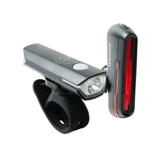 Lámpa BIKEFUN STONE 550 USB szett - JY-7202+6251