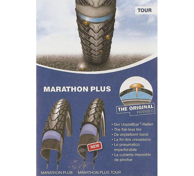 KÜLSŐ GUMI SCHWALBE MARATHON PLUS 32-622 / 28x1,25 HS440 REFLEXCSÍKKAL — 3