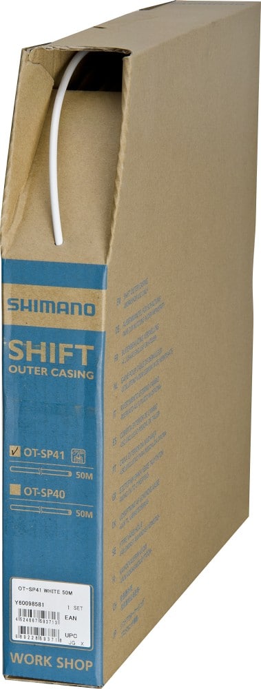BOWDENHÁZ VÁLTÓ SHIMANO OT-SP41 WHITE FEHÉR MÉTERBEN
