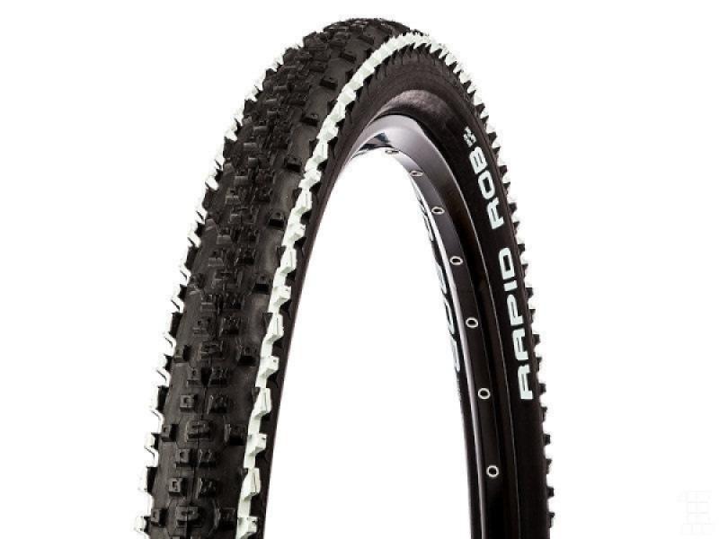 SCHWALBE RAPID ROB HS425 29X2,25 (622-57) MTB KÜLSŐ GUMI (KÖPENY), DEFEKTVÉDETT (K-GUARD), SBC, LITE-SKIN, FEHÉR CSÍKKAL, 790G