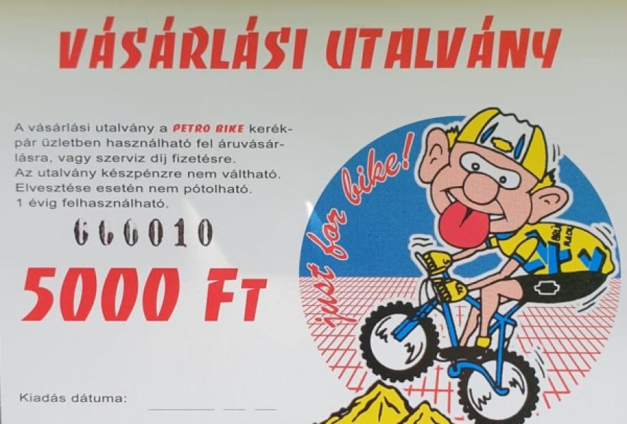 VÁSÁRLÁSI UTALVÁNY 5000.- FT -os CÍMLETEKBEN /AJÁNDÉK KÁRTYA