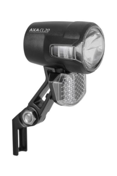 LÁMPA ELSŐ AXA COMPACTLINE 20 ON-OFF  6V E-BIKE