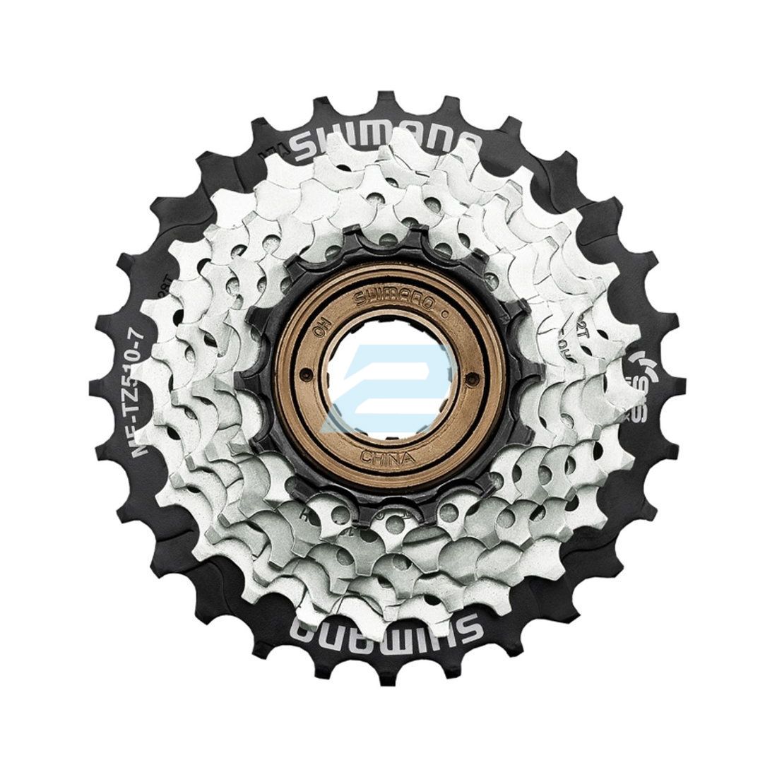 FOGASKOSZORÚ MENETES SHIMANO MF-TZ510 /7 14-28  EZÜST/FEKETE