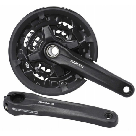 SHIMANO HAJTÓMŰ ALTUS 170MM-44X32X22F INTEGRÁLT FEKETE 3x8-as és 3x 9-ES RENDSZERHEZ LÁNCVÉDŐVEL