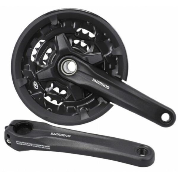 SHIMANO HAJTÓMŰ ALTUS 170MM-44X32X22F INTEGRÁLT FEKETE 3x8-as és 3x 9-ES RENDSZERHEZ LÁNCVÉDŐVEL