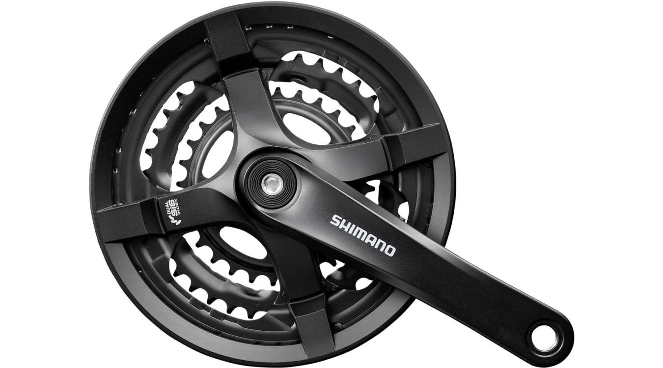 SHIMANO HAJTÓMŰ TY 175 MM-48X38X28F NÉGYZETKÚPOS FEKETE 6/7/8S LV