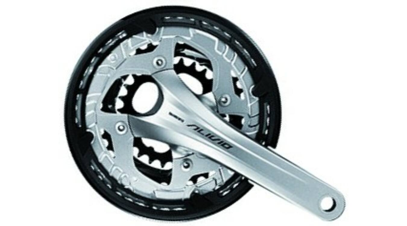 HAJTÓMŰ SHIMANO ALIVIO FC-T4060 INTEGRÁLT FEKETE 22-32-44 LÁNCVÉDŐVEL