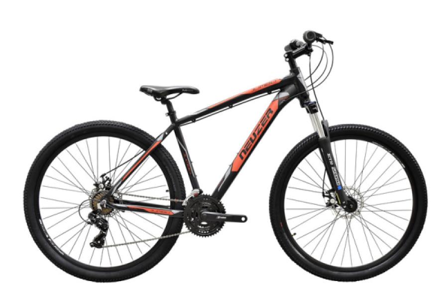 KERÉKPÁR NEUZER JUMBO HOBBY DISC 29" MTB  FEKETE/PIROS-SZÜRKE 19"