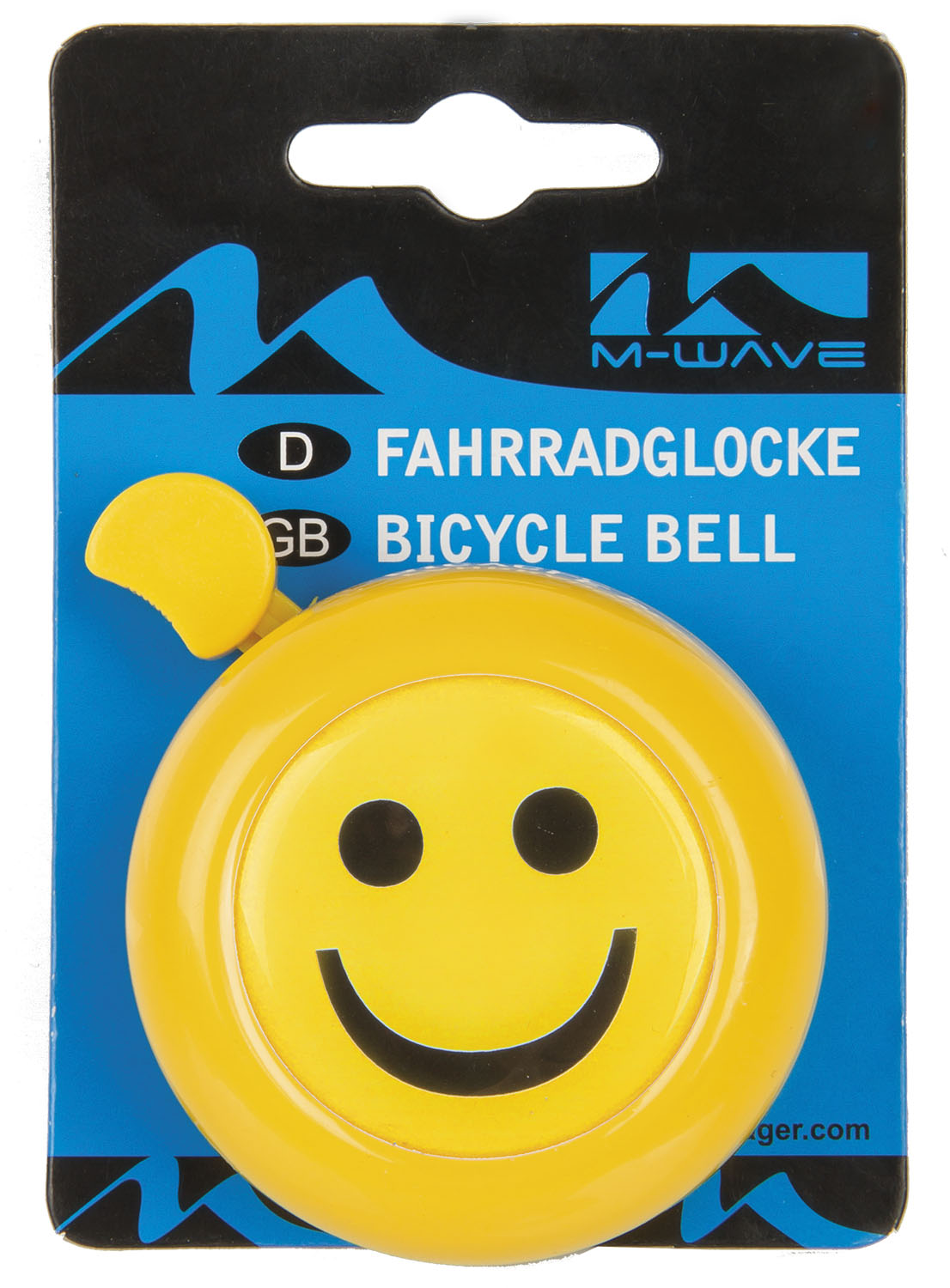 CSENGÖ ACÉL GYERMEK FIGURÁS SMILEY SÁRGA M-WAVE
