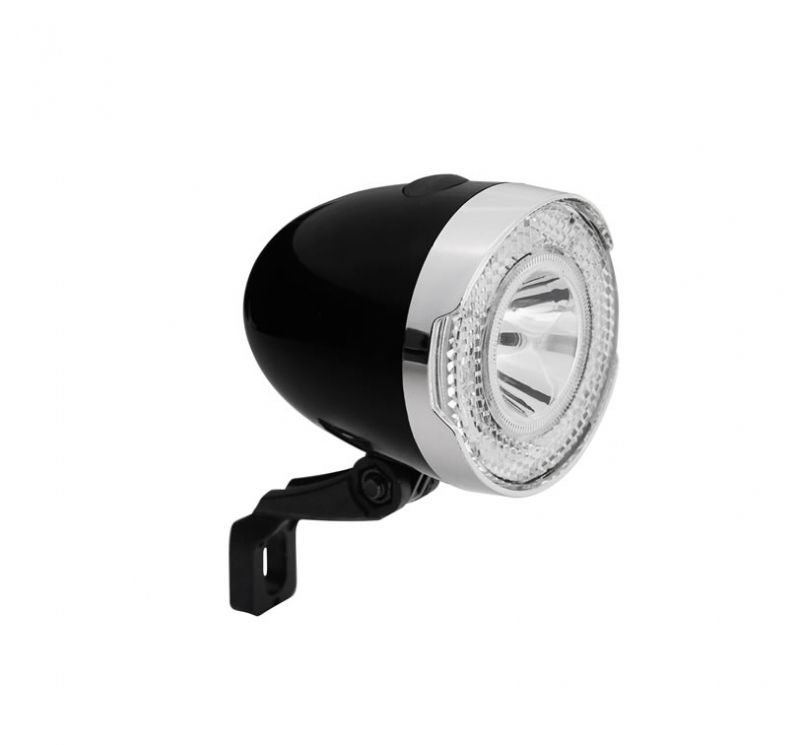 LÁMPA ELSÖ LMS 0,5 W LED KICSI RETRO + TARTÓ  FEKETE CSEPEL