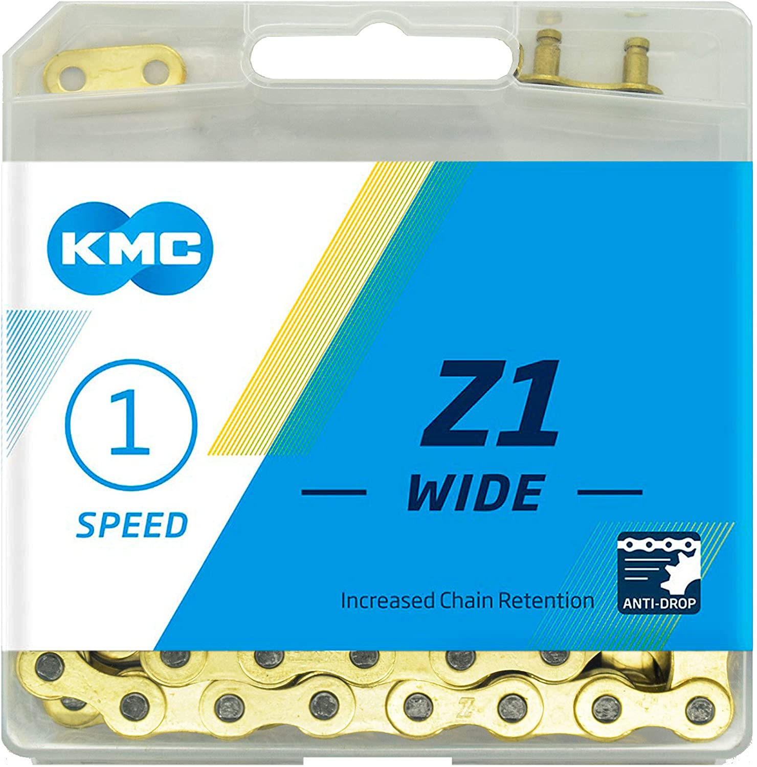 Lánc KMC Z510H fehér/fekete