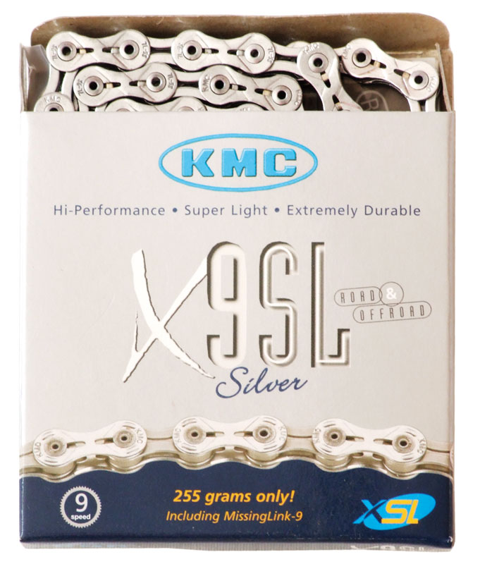 Lánc KMC X9SL ezüst