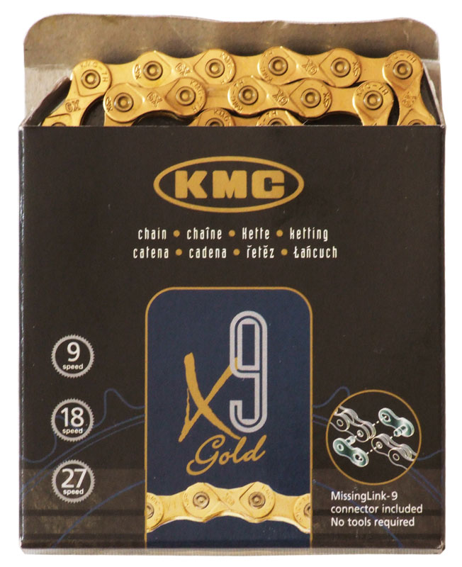 Lánc KMC X9 arany