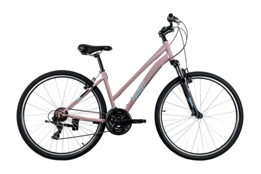 KERÉKPÁR NEUZER X-ZERO női pasztel lila/türkiz 17" vagy 19" váz mérettel