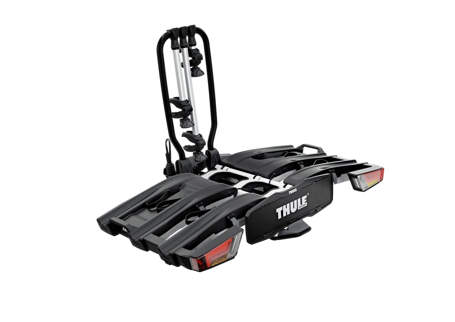 Kerékpárszállító THULE EASYFOLD XT vonóhorogra 3krp 13pin fekete