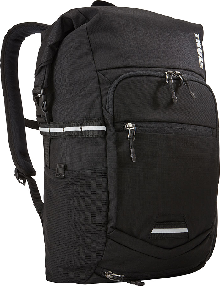 Hátizsák THULE PNP COMMUTER BACKPACK fekete esővédővel