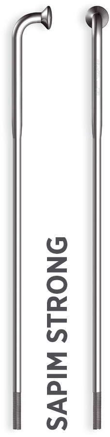 Küllő SAPIM STRONG Inox 14G 294mm J-Bend + Polyax réz 14G 12mm ezüst
