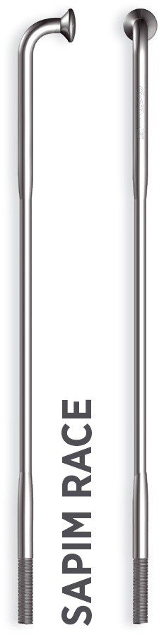 Küllő SAPIM RACE Inox 14G 284mm J-Bend fekete + Polyax réz 14G 12mm fekete
