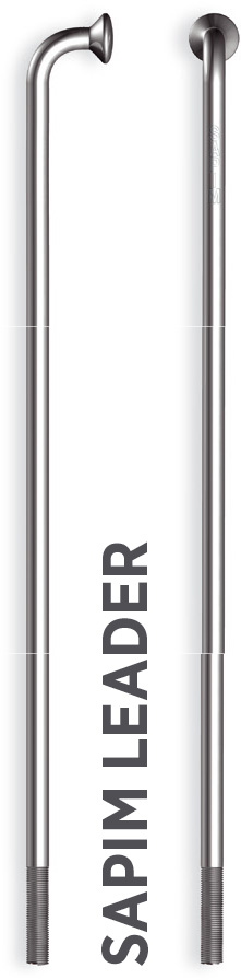 Küllő SAPIM LEADER Inox 14G 288mm J-Bend fekete + Polyax réz 14G 12mm fekete