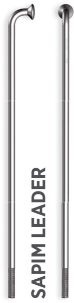 Küllő SAPIM LEADER Inox 14G 274mm J-Bend + Polyax réz 14G 12mm ezüst